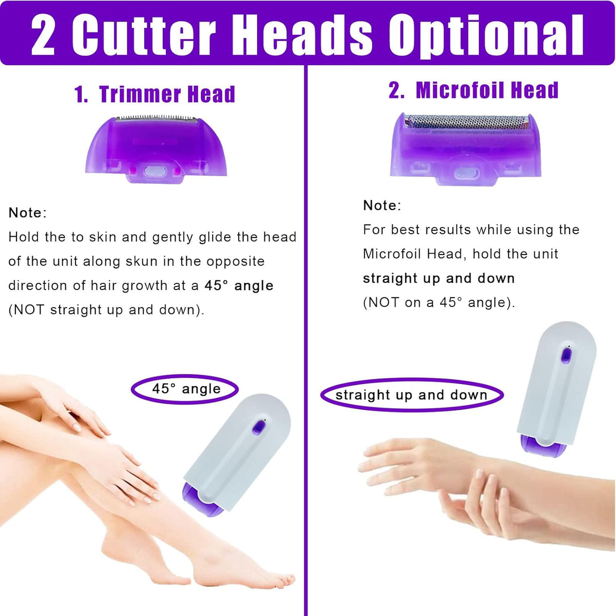 Portable Body Hair Removal Device | Compact Electric Hair Remover for Easy Personal Grooming