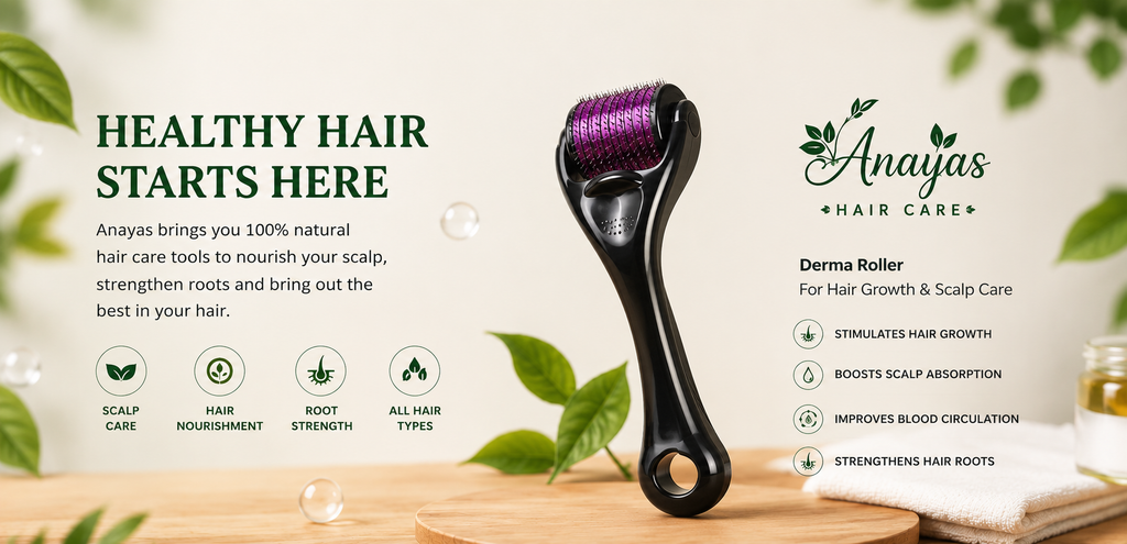 Derma Roller for Face & Beard – Microneedling Skin Care & Hair Growth Roller