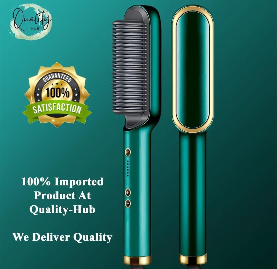 Hair Styling Brush – Hair Straightener, Hot Comb & Styling Brush