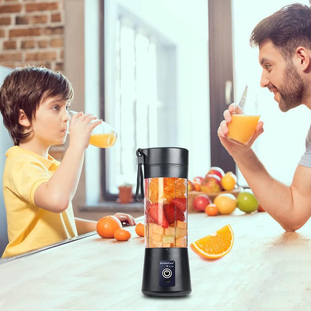 Portable USB Rechargeable Juicer Blender – Fresh Juice, Smoothies & Shakes Anytime, Anywhere!