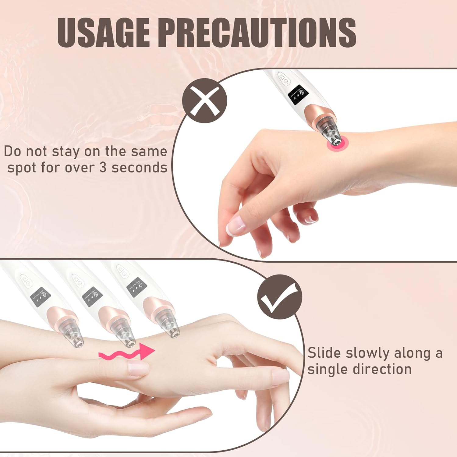 Rechargeable Blackhead Remover Vacuum – Electric Pore Cleaner for Deep Facial Cleansing