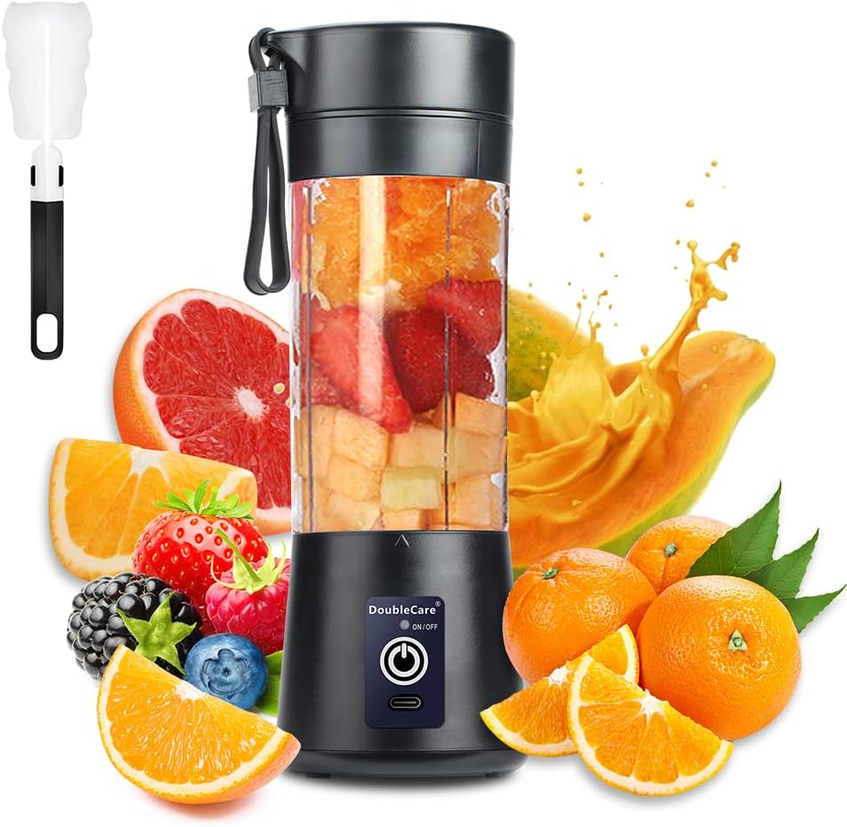 Portable USB Rechargeable Juicer Blender – Fresh Juice, Smoothies & Shakes Anytime, Anywhere!