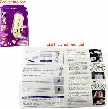 Portable Body Hair Removal Device | Compact Electric Hair Remover for Easy Personal Grooming