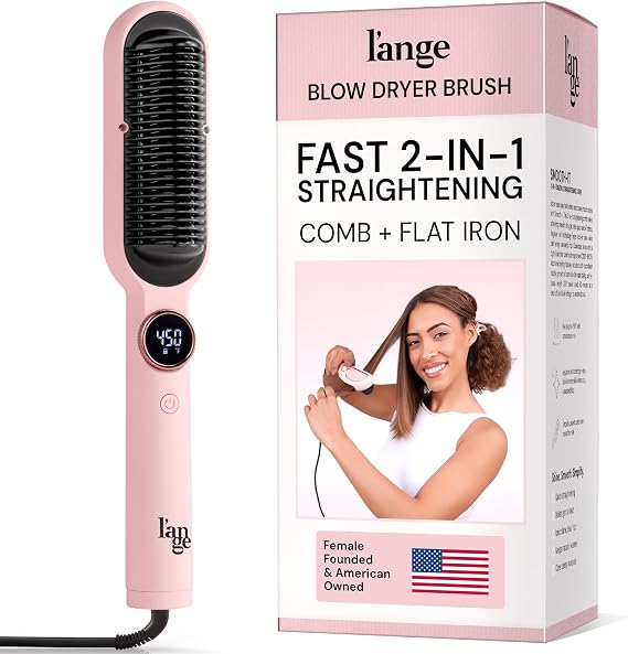 Hair Straightener Comb – 2-in-1 Hair Styling & Smoothing Brush 💇‍♀️✨