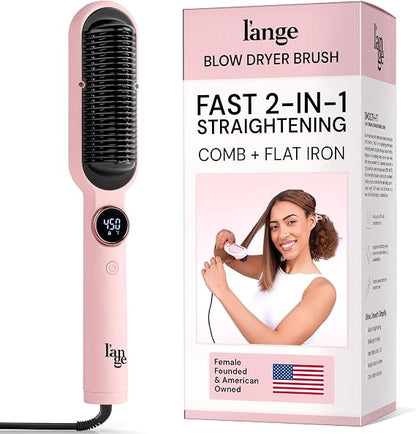 Hair Straightener Comb – 2-in-1 Hair Styling & Smoothing Brush 💇‍♀️✨