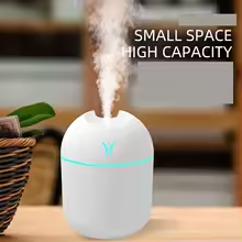 Portable Mini Humidifier – USB Cool Mist Air Humidifier & Aroma Diffuser for Home, Office & Bedroom