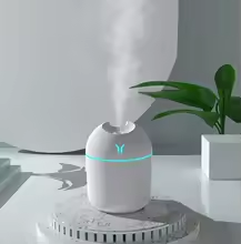 Portable Mini Humidifier – USB Cool Mist Air Humidifier & Aroma Diffuser for Home, Office & Bedroom