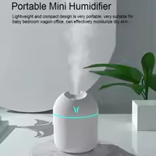 Portable Mini Humidifier – USB Cool Mist Air Humidifier & Aroma Diffuser for Home, Office & Bedroom