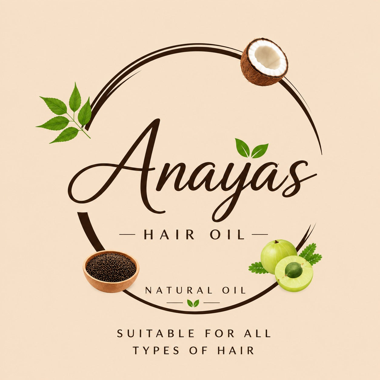 Anayas Hair Oil – Nourishing Hair Care Oil for Strong, Smooth & Healthy-Looking Hair