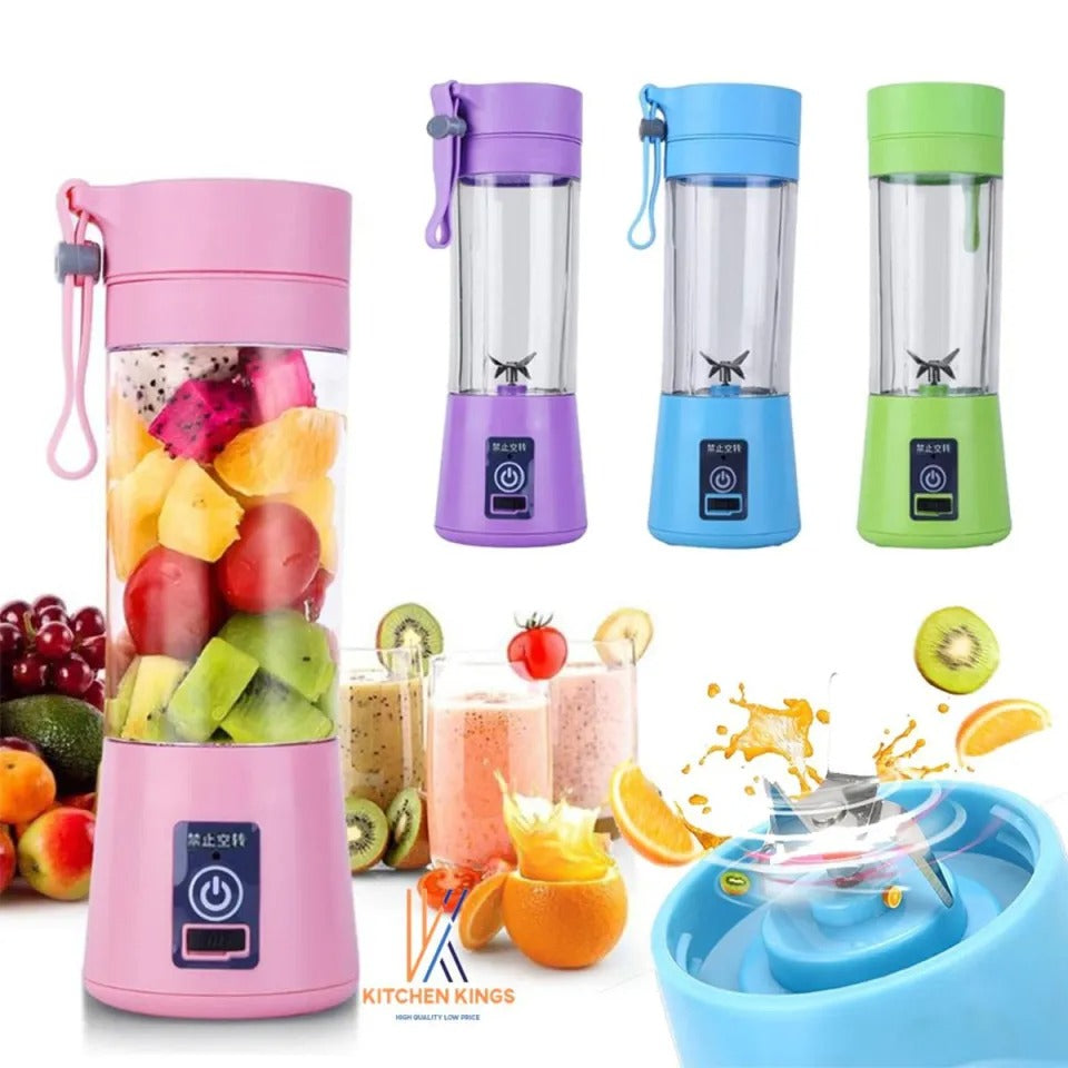 6-Blade Juicer – Powerful Portable Blender for Smoothies & Fresh Drinks 🥤⚡