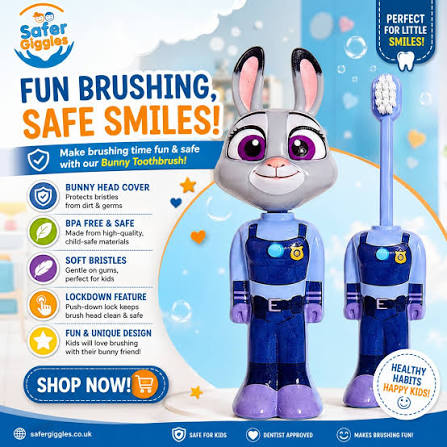 Kids Toothbrush – Fun & Gentle Daily Tooth Cleaning Brush 🪥🧸