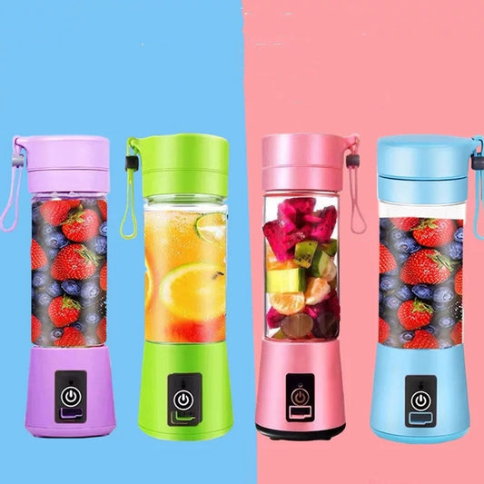 6-Blade Juicer – Powerful Portable Blender for Smoothies & Fresh Drinks 🥤⚡