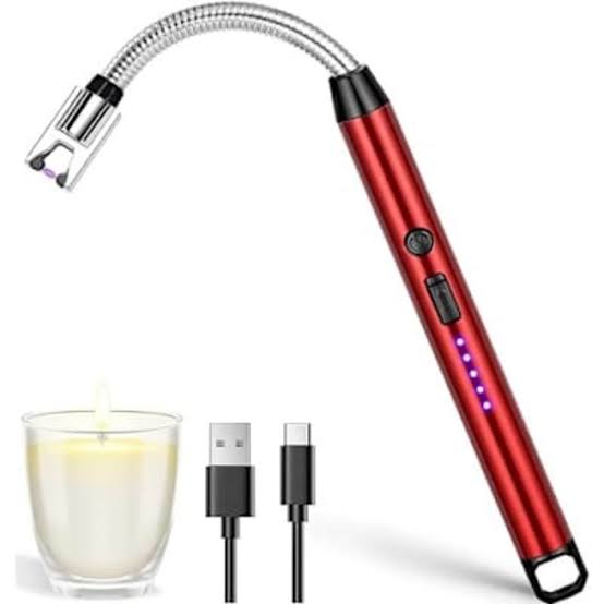 USB Rechargeable Flexible Arc Lighter – 360° Rotating Electric Plasma Lighter