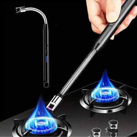 USB Rechargeable Flexible Arc Lighter – 360° Rotating Electric Plasma Lighter