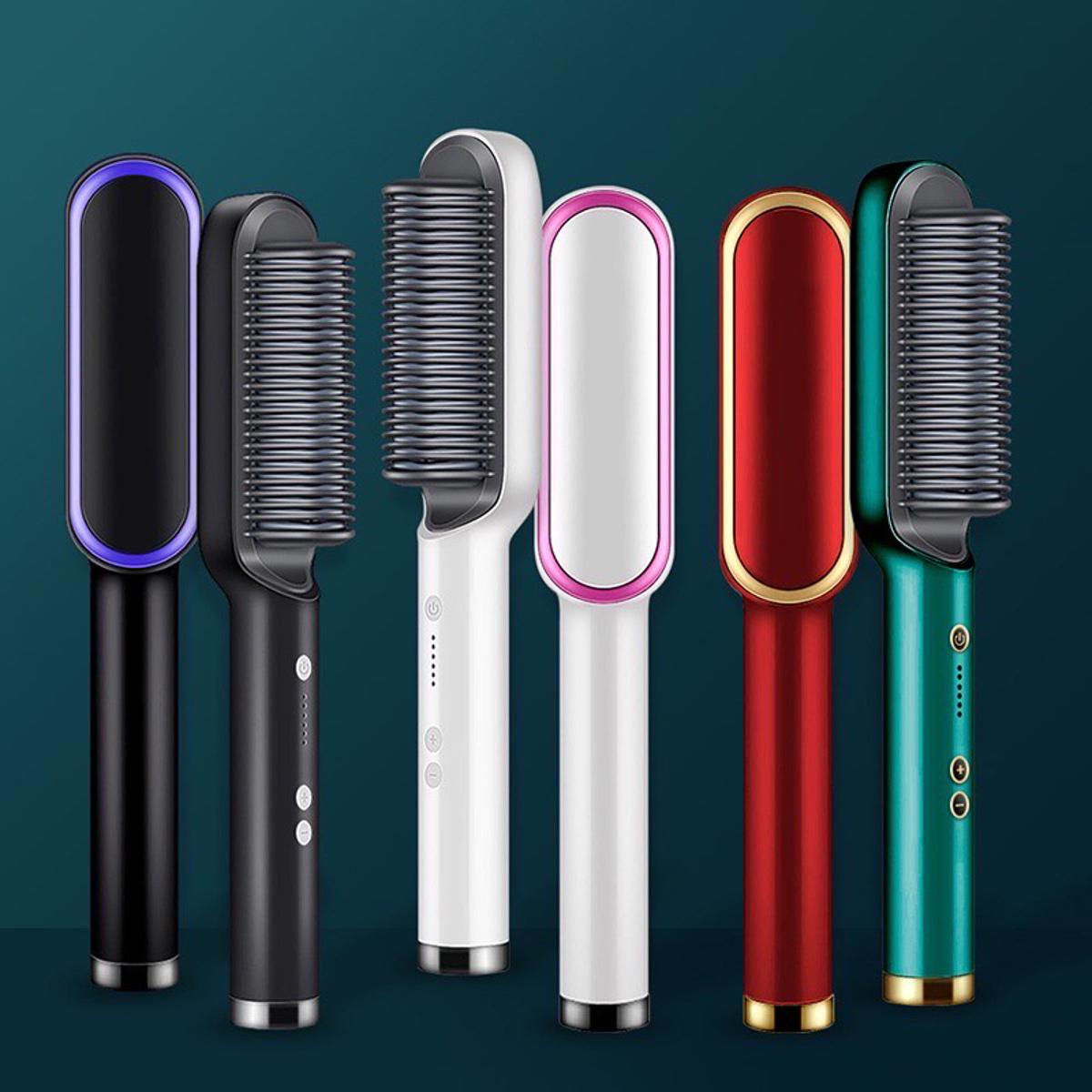 Hair Styling Brush – Hair Straightener, Hot Comb & Styling Brush