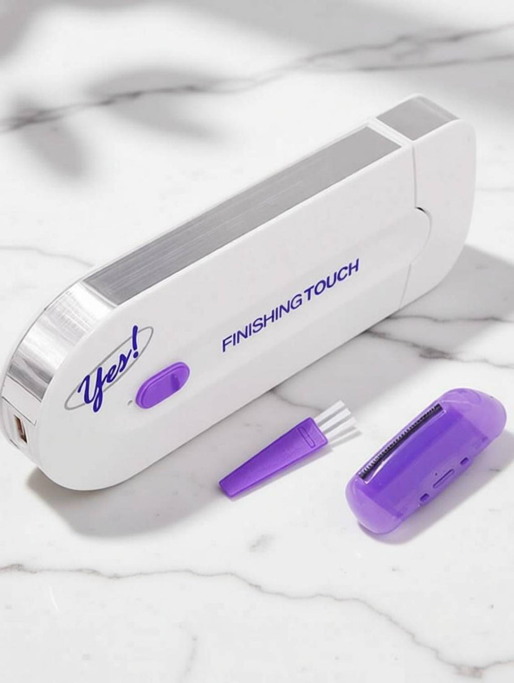 Finishing Touch Hair Trimmer – Painless Facial & Body Hair Remover for Women